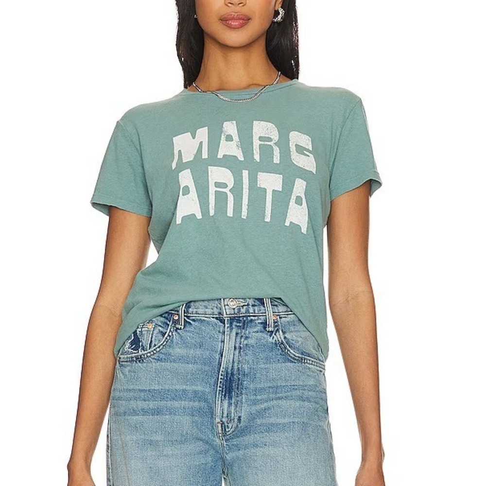 Mother The Lil Goodie Goodie Tee Women's Green Size Medium